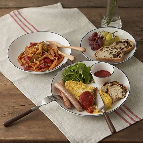 T-917855 Cocotte Fortemore Blue Line, Set Of 5, Diameter 3.6 X Height 2.0 Inches (9.1 X 5.2 Cm), Microwave, Dishwasher And Oven Safe, Lightweight Reinforced Porcelain 6 T-917855 Cocotte Fortemore Blue Line, Set Of 5, Diameter 3.6 X Height 2.0 Inches (9.1 X 5.2 Cm), Microwave, Dishwasher And Oven Safe, Lightweight Reinforced Porcelain - Image 4