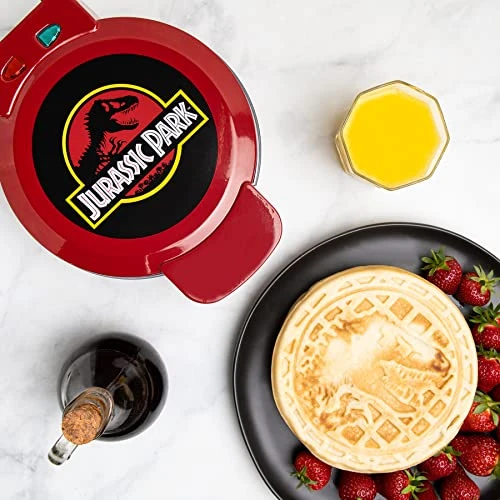 Jurassic Park Waffle Maker - T-Rex On Your Waffles - Waffle Iron 3 Jurassic Park Waffle Maker - T-Rex On Your Waffles - Waffle Iron