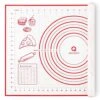 Silicone Pastry Mat For Baking, Baking Mat For Rolling Dough Non Slip Extra Large, Fondant Mat With Measurement, Kitchen Counter Mat For Pie Crust, Pizza And Cookies, Oven Liner Mat,16" X 24", Red 2 Silicone Pastry Mat For Baking, Baking Mat For Rolling Dough Non Slip Extra Large, Fondant Mat With Measurement, Kitchen Counter Mat For Pie Crust, Pizza And Cookies, Oven Liner Mat,16" X 24", Red -Wilton Shop 516ZyxAL7sL