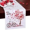 Lined Table Runners For Valentine's Day, Machine Embroidery (14x69 Inches) 1 Lined Table Runners For Valentine's Day, Machine Embroidery (14x69 Inches) -Wilton Shop 5178aAmys4L