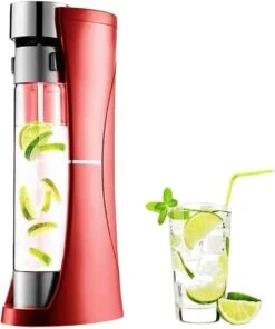 QKWIN Sparkling Water Maker, One Touch Soda Streaming Machine With 2 Water Bottles, Make Homemade Sparkling Water, Juice, Coffee, Tea And Cocktail Drinks With Fruit -Wilton Shop 517FpRtb5eL. AC