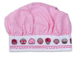 AMOUR INFINI Cup Cakes Baking 3 Pack Kids Kitchen Set | 100% Cotton | Set Of Apron, Chef Hat And Oven Mitt |Perfect For Children's Kitchen Cooking, Baking Wear Kit And Gifting -Wilton Shop 517GM4tKvtL