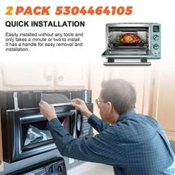 5304464105 WB06X10608 Microwave Grease Filter Screen 5304478913 By Beaquicy - Replacement For Frigid-aire Microwave Oven - Pack Of 2 8 5304464105 WB06X10608 Microwave Grease Filter Screen 5304478913 By Beaquicy - Replacement For Frigid-aire Microwave Oven - Pack Of 2 -Wilton Shop 517GMEgVZbL