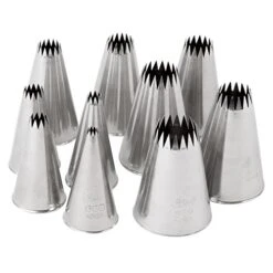870 - French Star Pastry Tips Set (860-869)