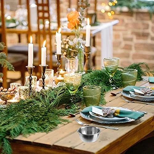 10pcs Stainless Steel Condiment Sauce Cups Metal Ramekin Seasoning Dip Bowl Mini Pudding Portion Cup Appetizer Plate Side Dish For Home Salad Dressing Ketchup 7 10pcs Stainless Steel Condiment Sauce Cups Metal Ramekin Seasoning Dip Bowl Mini Pudding Portion Cup Appetizer Plate Side Dish For Home Salad Dressing Ketchup - Image 5