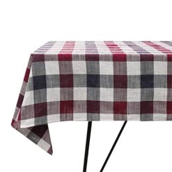 Navy Red Rectangular Tablecloth Fuchsia Blue Gingham Checkered Plaid Table Cloth Dining Table Decor,Navy Red,52"x70",4-6 Seats 18 Navy Red Rectangular Tablecloth Fuchsia Blue Gingham Checkered Plaid Table Cloth Dining Table Decor,Navy Red,52"x70",4-6 Seats -Wilton Shop 517Pcltb19L