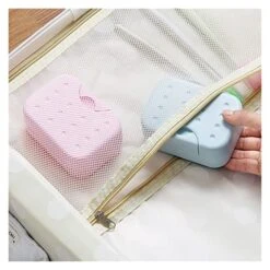 Portable Soap Box Waterproof Leakproof Soap Case Dish Soap Box With Lid Soap Container For Travel Kitchen Bathroom Accessories (Color : Blue Soap Box, Size : One Size) -Wilton Shop 517S74rK6pL