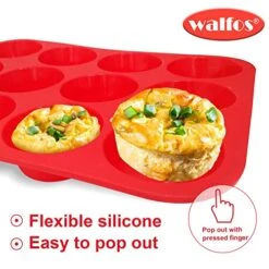 Silicone Muffin Pan - 12 Cups Regular Silicone Cupcake Pan, Non-stick Silicone Great For Making Muffin Cakes, Tart, Bread - BPA Free And Dishwasher Safe 16 Silicone Muffin Pan - 12 Cups Regular Silicone Cupcake Pan, Non-stick Silicone Great For Making Muffin Cakes, Tart, Bread - BPA Free And Dishwasher Safe -Wilton Shop 517VBa2NwgL
