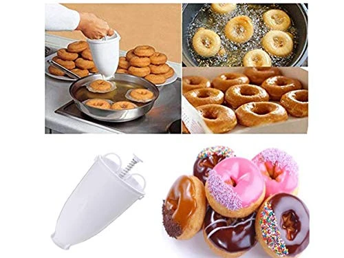 XJS Food Grade Stainless Steel Compression Spring,Biscuit Donut Maker DIY Baking Tools Milking Dessert Baking Mold White 5 XJS Food Grade Stainless Steel Compression Spring,Biscuit Donut Maker DIY Baking Tools Milking Dessert Baking Mold White - Image 3