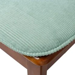 Chair Pad With Ties Non Slip Kitchen Dining Chair Cushion And Seat Cushion With Machine Washable Cover Durable Soft Mat Pads 17"x 16.5",1 Pack,Light Green 19 Chair Pad With Ties Non Slip Kitchen Dining Chair Cushion And Seat Cushion With Machine Washable Cover Durable Soft Mat Pads 17"x 16.5",1 Pack,Light Green -Wilton Shop 517hJWfjSKL