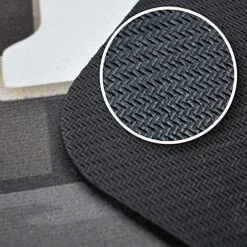 USTIDE Kitchen Runner Rugs Non Skid 20"x48",Durable Rubber Kitchen Mats Stain Resistant Thick Floor Mat Black White Kitchen Runner For Bathroom Washroom 12 USTIDE Kitchen Runner Rugs Non Skid 20"x48",Durable Rubber Kitchen Mats Stain Resistant Thick Floor Mat Black White Kitchen Runner For Bathroom Washroom -Wilton Shop 517mAbS0zHS