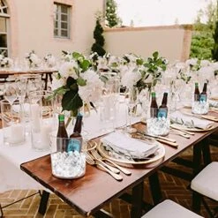 12 Pcs Plastic Ice Buckets With Handle Clear Wine Bucket Round Champagne Bucket Large Wine Cooler Bucket Portable Party Tubs For Drinks Chiller Bin For Beer Bottle With Handles (6.5 X 6.9 X 5.5 Inch) -Wilton Shop 518B8zYB6rL