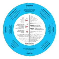 Wine Folly - Wine Flavors Circle Chart (9") (2-Pack)