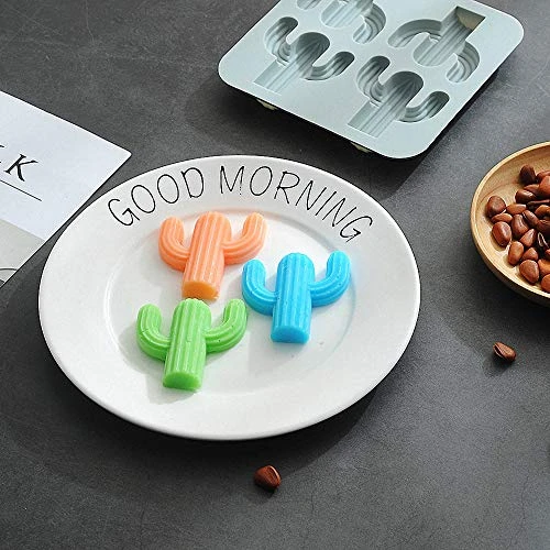 2-Pack Cactus Ice Cube Tray Cacti Silicone Molds For DIY Chocolate Candy Gummy Gelatin Jello Jelly Baking Cake Soap Crayons Wax Melt Plaster Of Paris Kitchen Pastry Tools (4-Cavity, Pink/Gree) 8 2-Pack Cactus Ice Cube Tray Cacti Silicone Molds For DIY Chocolate Candy Gummy Gelatin Jello Jelly Baking Cake Soap Crayons Wax Melt Plaster Of Paris Kitchen Pastry Tools (4-Cavity, Pink/Gree) - Image 6