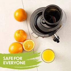 Whole Slow Juicer B6000S - Higher Nutrients And Vitamins, BPA-Free Components, Easy To Clean, Ultra Efficient 240W, 60RPMs, Includes Blank Strainer-Silver -Wilton Shop 518Vd9eGf1L