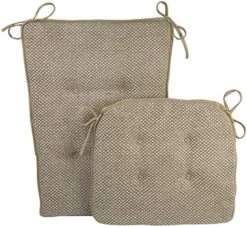 Embrace Rocking Chair Cushions For Living Room, Nursery, Or Home Office, Tufted And Non-Slip Pads, 2 Piece Set, Seat 16"x15" And SeatBack 24"x17", Blue -Wilton Shop 518kcjmuGXL. AC