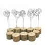 Rustic Real Wood Base Wedding Table Name Number Holder Party Decoration Card Holders Picture Memo Note Photo Clip Holder (10pcs Table Numbers) 1 Rustic Real Wood Base Wedding Table Name Number Holder Party Decoration Card Holders Picture Memo Note Photo Clip Holder (10pcs Table Numbers) -Wilton Shop 518l0YyOxcL