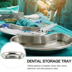 Stainless Steel Surgical Tray Box Cosmetic Jewelry Storage Container For Lab Dental Tattoo Piercing Instruments Organizer (22. 5X12. 5X5CM) 12 Stainless Steel Surgical Tray Box Cosmetic Jewelry Storage Container For Lab Dental Tattoo Piercing Instruments Organizer (22. 5X12. 5X5CM) -Wilton Shop 518mysym9hS