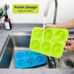 Donut Pan, 2pcs NonStick Silicone Donut Mold For Baking, 6 Full-Size Doughnuts, Easy Clean And Dishwasher Microwave Safe From 9 Donut Pan, 2pcs NonStick Silicone Donut Mold For Baking, 6 Full-Size Doughnuts, Easy Clean And Dishwasher Microwave Safe From -Wilton Shop 518rhB9SqxL