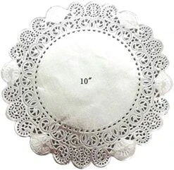 PEPPERLONELY 25 PC Gold Classic Metallic Doilies, 12 Inch -Wilton Shop 518to3 wiEL. AC