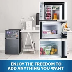 3.1 Cu. Ft. Compact Mini Refrigerator With Freezer, Can Dispenser And Energy Star, Perfect For Dorm Rooms, Bedrooms, Home Offices, And RV Vans 16 3.1 Cu. Ft. Compact Mini Refrigerator With Freezer, Can Dispenser And Energy Star, Perfect For Dorm Rooms, Bedrooms, Home Offices, And RV Vans -Wilton Shop 5191QV5zzkL