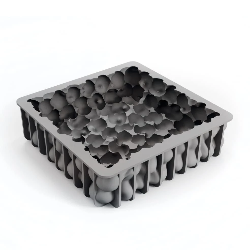 CHERRY Silicone Mold For Baking. Geometric 3D Silicone Mold For Cake Or Mousse. By World Famous Pastry Chef 3 CHERRY Silicone Mold For Baking. Geometric 3D Silicone Mold For Cake Or Mousse. By World Famous Pastry Chef