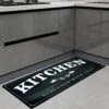 USTIDE Kitchen Runner Rugs Non Skid 20"x48",Durable Rubber Kitchen Mats Stain Resistant Thick Floor Mat Black White Kitchen Runner For Bathroom Washroom -Wilton Shop 519F6DTnzCL