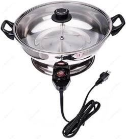 Shabu Shabu Hot Pot, Electric Mongolian Hot Pot With Divider -Wilton Shop 519I3KcafyL. AC