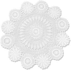 100% Cotton Handmade Crochet Round Tablecloth Doilies Lace Table Covers,Beige, 35 Inch 23 100% Cotton Handmade Crochet Round Tablecloth Doilies Lace Table Covers,Beige, 35 Inch -Wilton Shop 519O4XENUVL. AC 1