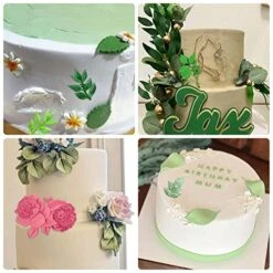 Rose Silicone Fondant Molds, Large Flower With Leaf Chocolate Mold, For Rural Cake Decorating, Cupcake Topper, Candy, Sugarcraft, Polymer Clay, Crafting, Resin, In Wedding And Birthday Cake -Wilton Shop 519RwNhd7ZL