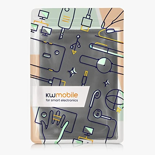 Kwmobile Cover Compatible Cover Fabric Protective Case For Kitchen Appliance - Brushed Heart White/Black 8 Kwmobile Cover Compatible Cover Fabric Protective Case For Kitchen Appliance - Brushed Heart White/Black - Image 6