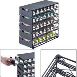 K Cup Holders For Counter Small For Keurig K-cup Holder For Mr Coffee For Tea (105 Pods-5 Tiers) -Wilton Shop 519jCvlIKlL