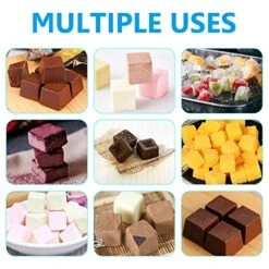 Silicone Candy Molds, 2 Pack 126-Cavity Mini Square Chocolate Molds For Gummy Jelly Truffles Pralines Caramels, Ice Cube Tray Molds 15 Silicone Candy Molds, 2 Pack 126-Cavity Mini Square Chocolate Molds For Gummy Jelly Truffles Pralines Caramels, Ice Cube Tray Molds -Wilton Shop 519nJScgJXL