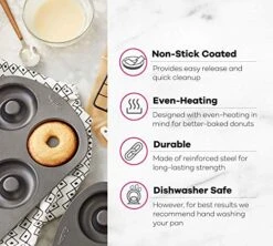 Wilton Non-Stick 6-Cavity Donut Baking Pans, 2-Count -Wilton Shop 519rRAa4LuL