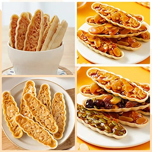 21 Pieces Egg Tart Molds Aluminum Tart Pan Pudding Molds Bakeware Muffin Cupcake Cake Cookie Mold Baking Tool,Boat Shape 4 21 Pieces Egg Tart Molds Aluminum Tart Pan Pudding Molds Bakeware Muffin Cupcake Cake Cookie Mold Baking Tool,Boat Shape - Image 2