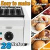 Takoyaki Maker Commercial Ebelskiver Pan 28 Holes Electric Grill Machine For Aebleskiver, Cake Pops, Pancake Balls, Donut Holes, 2000W, 220V -Wilton Shop 51A34gFsXRL
