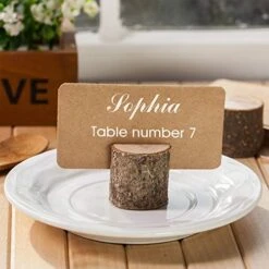 Toncoo Wood Place Card Holders, 10Pcs Premium Rustic Table Number Holders And 20Pcs Kraft Table Place Cards, Wood Photo Holders, Ideal For Wedding Party Table Name And More 12 Toncoo Wood Place Card Holders, 10Pcs Premium Rustic Table Number Holders And 20Pcs Kraft Table Place Cards, Wood Photo Holders, Ideal For Wedding Party Table Name And More -Wilton Shop 51ADwlBcdwL 1