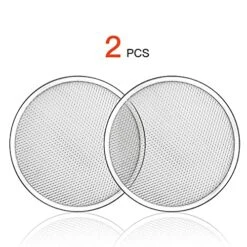 2 Pack 12-Inch Pizza Screen,Aluminum Pizza Baking Screen, Seamless -Wilton Shop 51AFVjitepS
