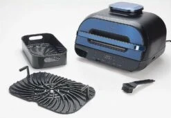 Ninja FG551/BG550 Foodi Smart XL 6-in-1 Indoor Grill With 4-Quart Air Fryer Roast Bake Dehydrate Broil And Leave-in Thermometer, With Extra Large Capacity, And A Stainless Steel Finish (Renewed), 17 Ninja FG551/BG550 Foodi Smart XL 6-in-1 Indoor Grill With 4-Quart Air Fryer Roast Bake Dehydrate Broil And Leave-in Thermometer, With Extra Large Capacity, And A Stainless Steel Finish (Renewed), -Wilton Shop 51AI 4R477L. AC