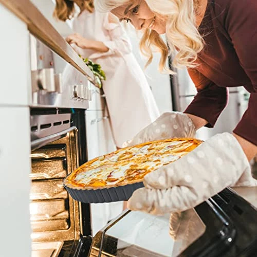 2 Packs 10 Inch Tart Pans With Removable Bottom,Nonstick Carbon Steel Quiche Pan, Pie Pan For Kitchen Baking 8 2 Packs 10 Inch Tart Pans With Removable Bottom,Nonstick Carbon Steel Quiche Pan, Pie Pan For Kitchen Baking - Image 6