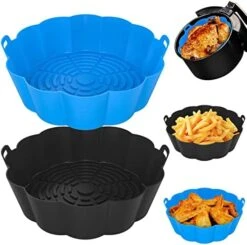 2 Pack Air Fryer Silicone Liners Reusable Round Insert, Food Grade Silicone Liners For Air Fryer Basket Accessories, 8.5 Inches For 5 To 8 Qt For Air Fryer Oven Accessories (Black And Grey) 18 2 Pack Air Fryer Silicone Liners Reusable Round Insert, Food Grade Silicone Liners For Air Fryer Basket Accessories, 8.5 Inches For 5 To 8 Qt For Air Fryer Oven Accessories (Black And Grey) -Wilton Shop 51AXdLWquVL. AC