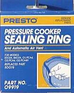 Presto Pressure Cooker Sealing Ring With Air Vent For Mfg. Nos. 4 Qt.