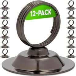 Place Card Holder (12 Pack) Antique Copper – Beautiful Rustic Table Cardholder For Wedding Tabletop Banquet Menu Holders Bronze Clip Table Reserved Seat Number Recipe Holder Restaurants Weddings Party -Wilton Shop 51AnrvtU03L. AC