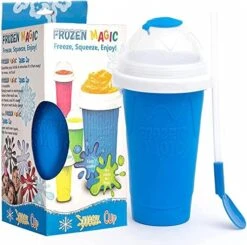 GENERIC Slushie Maker Cup, Homemade Squeeze Icy Cup, Quick Frozen Magic Cup Slushy With Lids And Straws For Kids & Adults (Pink) Blue,green And Pink 17cmx8.3cm 18 GENERIC Slushie Maker Cup, Homemade Squeeze Icy Cup, Quick Frozen Magic Cup Slushy With Lids And Straws For Kids & Adults (Pink) Blue,green And Pink 17cmx8.3cm -Wilton Shop 51B6kl1UAHL. AC