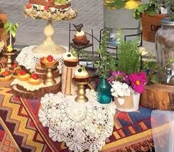 100% Cotton Handmade Crochet Round Doilies Lace Doily Tablecloth Doilies Lace Placemats,White,19 Inch -Wilton Shop 51BHpXsqgQL