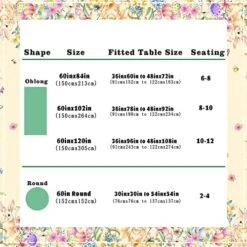 Easter Rectangle Tablecloth 60x120 Inch Spring Floral And Bunny Table Cloths Spill Proof Wrinkle Table Cloth For Kitchen Dining Decoration Holiday Parties -Wilton Shop 51BIisl4iCL