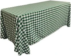 Gingham Tablecloth - Checkered Tablecloth For Parties, Picnics & More - Farmhouse Tablecloth - Spring Tablecloth - Picnic Tablecloth - Cloth Tablecloths For Rectangle Tables - 60”x84 Orange -Wilton Shop 51BLRg82kIL. AC
