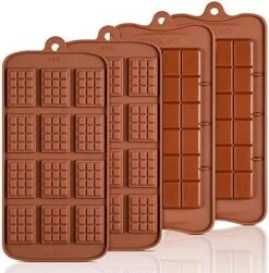 Silicone Break Apart Chocolate Molds - Candy Protein And Energy Bar Silicone Mold -Wilton Shop 51BOang 04L. AC