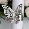50pcs Laser Cut Butterfly Napkin Rings Holder For Dinners Tables Everyday Wedding Anniversray Party Decor Baby Bridal Shower Banquet Supply - DIY Chairs Sash Bows Tablecloth Paper Napkins (Silver) -Wilton Shop 51BOnQnEO4L
