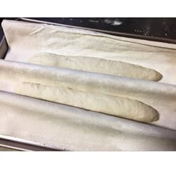 Bakers Dough Couche Proofing Flax Cloth 18 X 30 Inch For Baking French Bread Baguettes Loafs -Wilton Shop 51BRmicsA8L
